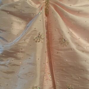 Alia Strapless Evening Gown in Pink